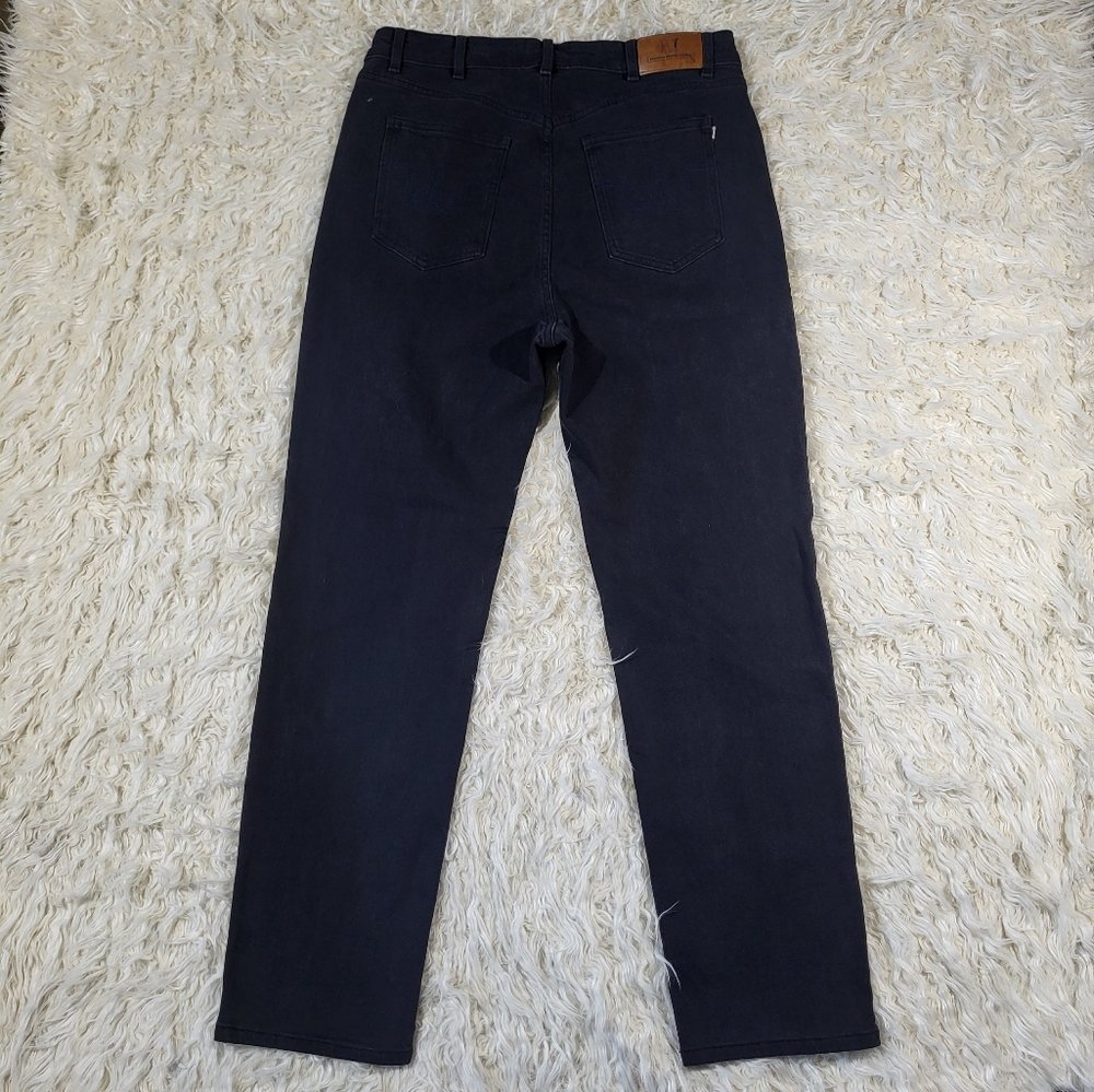 Fashion Brand Company TALL Nap Jeans for big butts black denim Size 1X - Picture 12 of 16